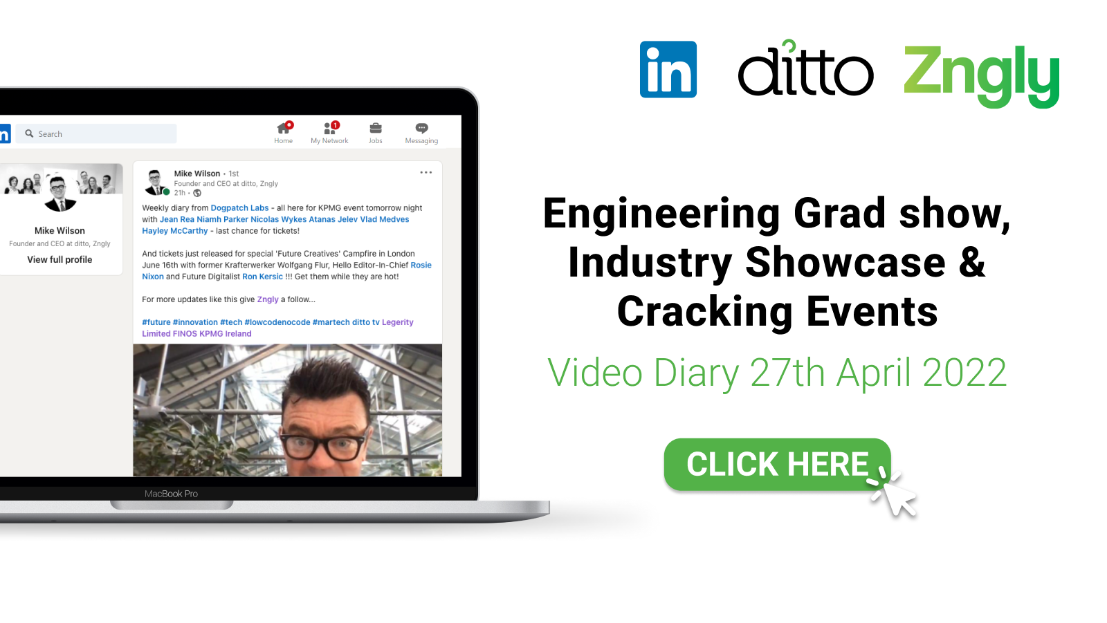 Video Diary: Engineering Grad show, Industry Showcase & Cracking Events